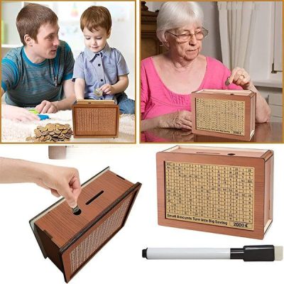 Caja de ahorro de madera | COINSAVE